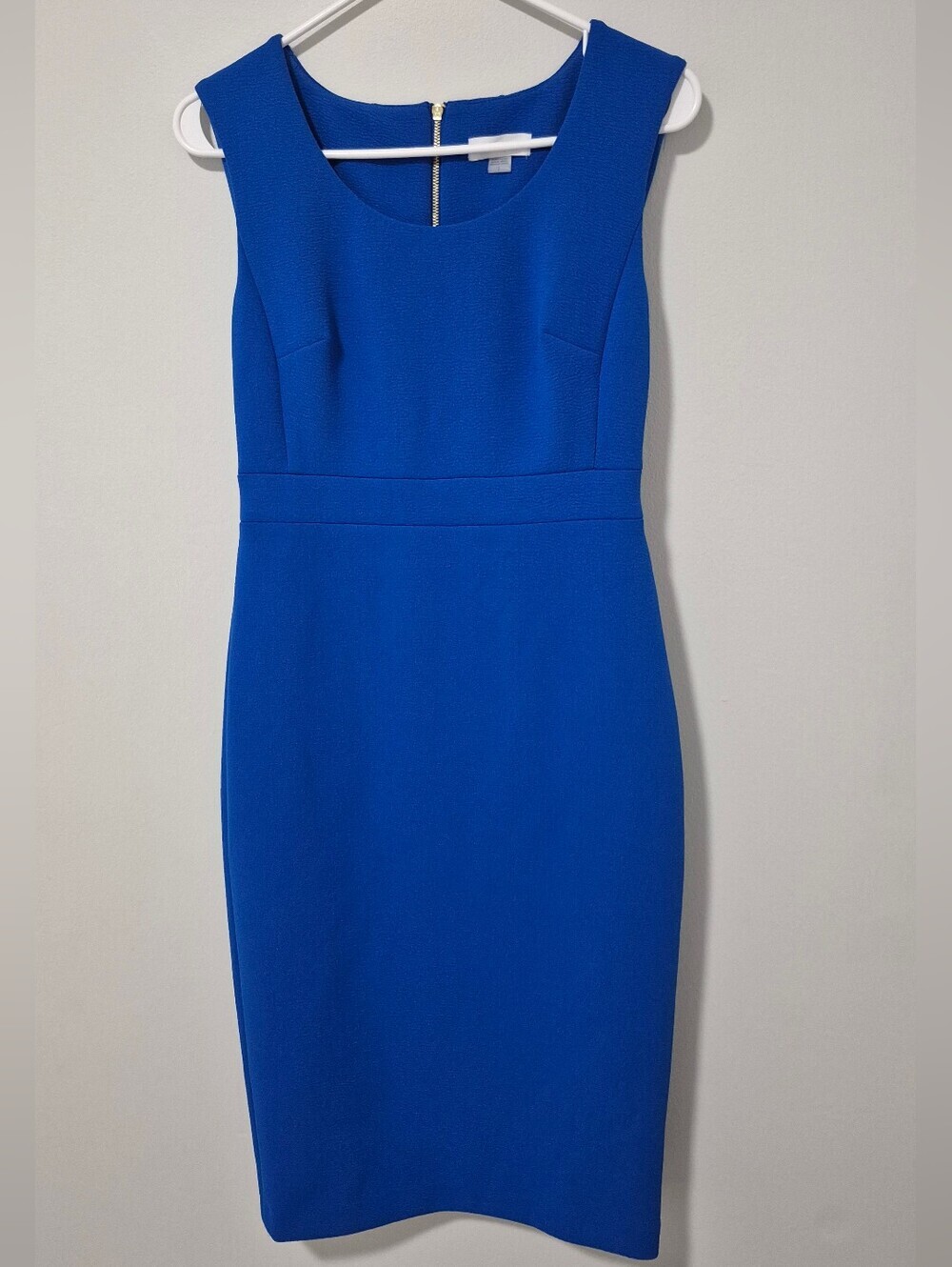 Calvin Klein Royal Blue Sleeveless Sheath Dress - Size 2